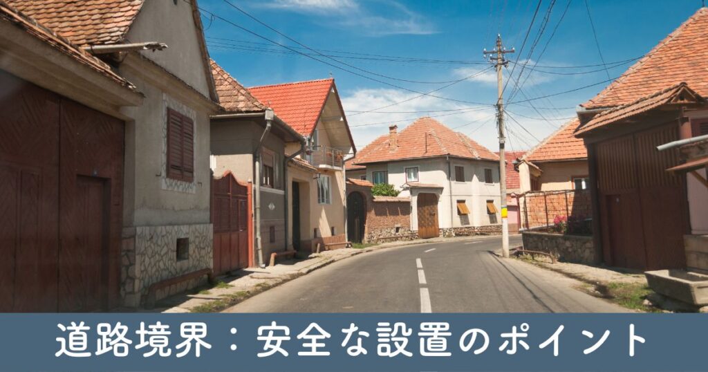 カーポート道路境界：安全な設置のポイント