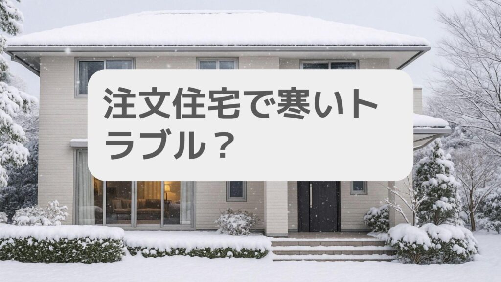 住友不動産 注文住宅で寒いトラブル?