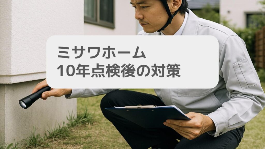 ミサワホーム10年点検後の対策