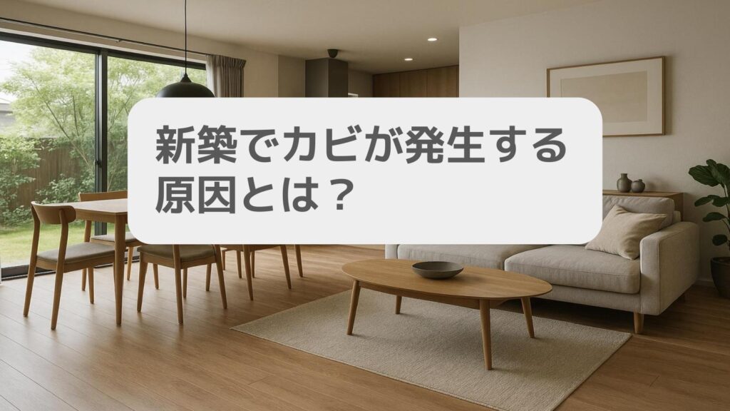 新築でカビが発生する原因とは?