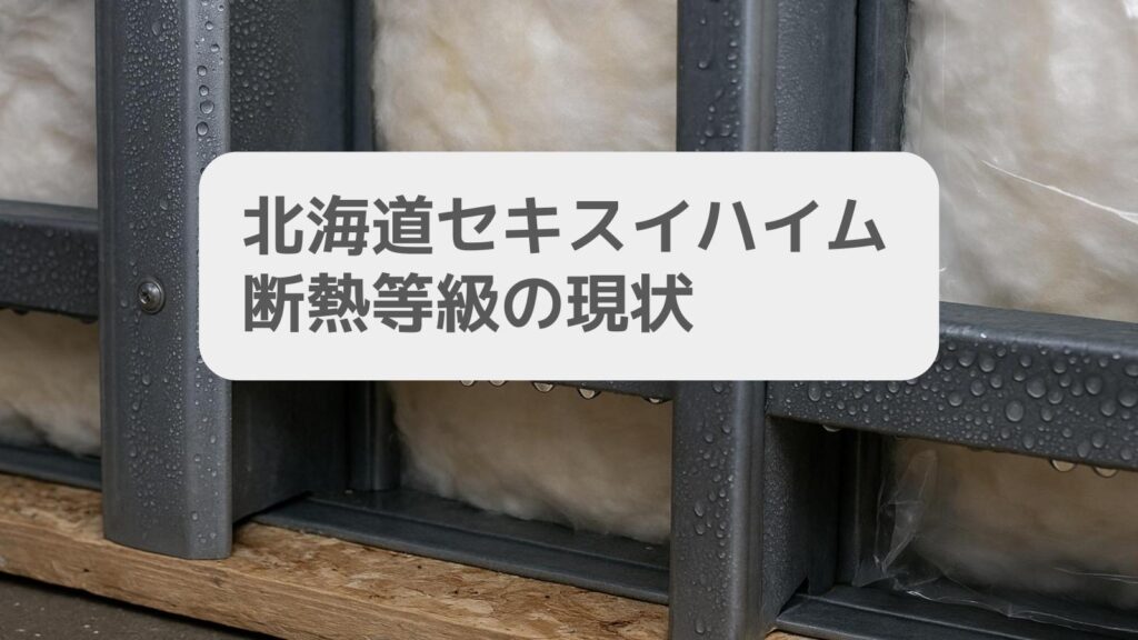 北海道セキスイハイム 断熱等級の現状