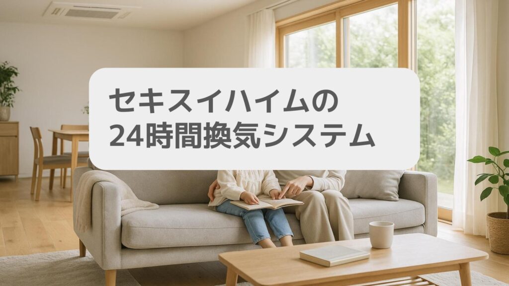 セキスイハイムの24時間換気システム