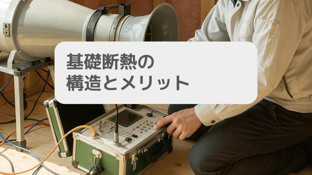 基礎断熱の構造とメリット