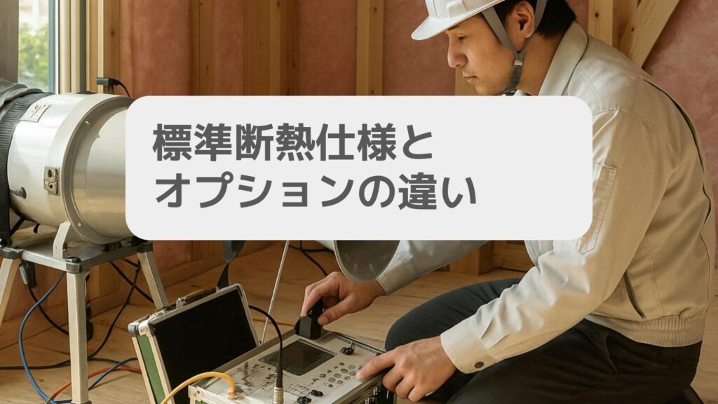 標準断熱仕様とオプションの違い