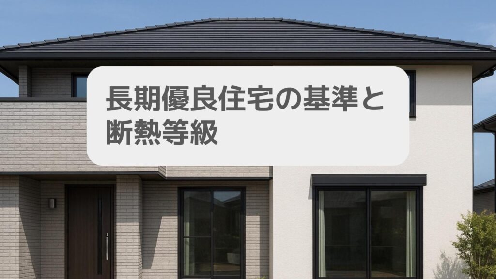 長期優良住宅の基準と断熱等級