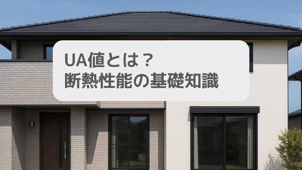 UA値とは?断熱性能の基礎知識
