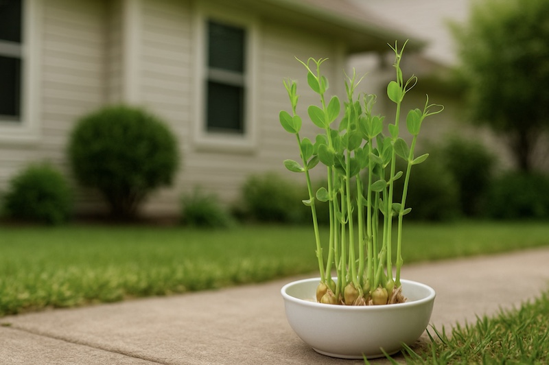 豆苗を庭に植えてはいけない理由とは