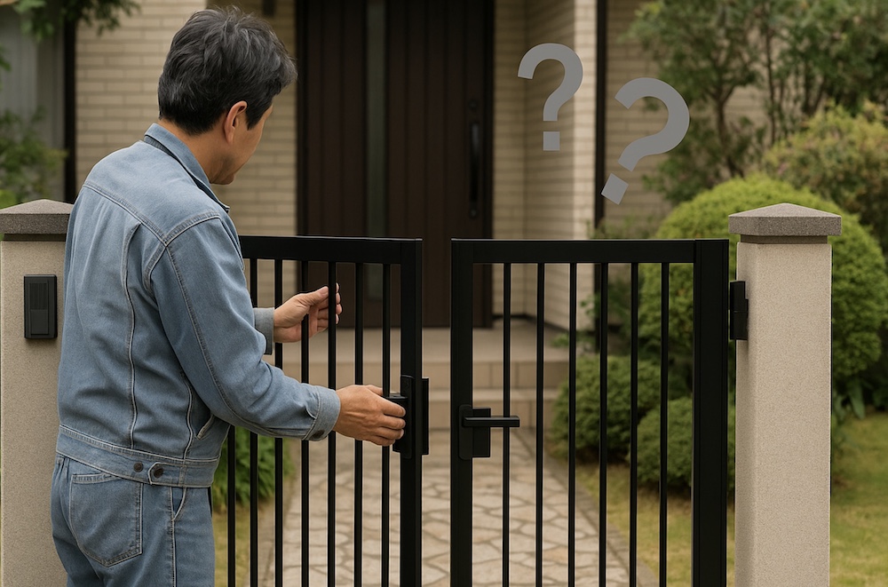 門扉交換で柱をそのまま使う方法
