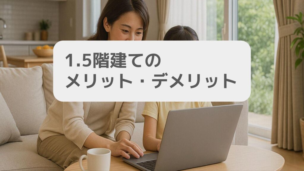 1.5階建てのメリット・デメリット