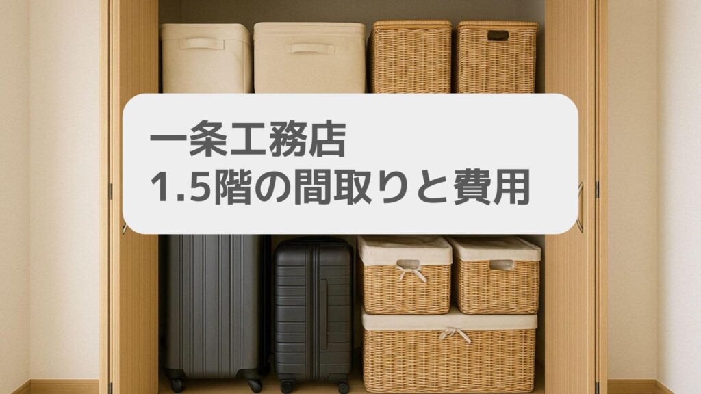 一条工務店 1.5階の間取りと費用