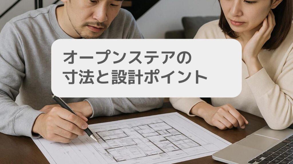 オープンステアの寸法と設計ポイント
