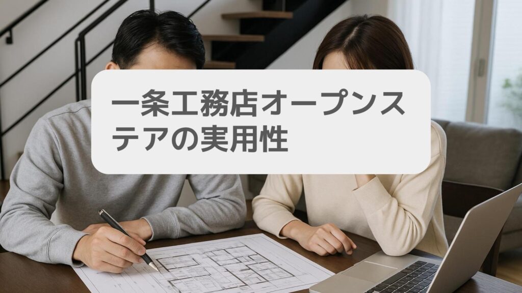 一条工務店オープンステアの実用性