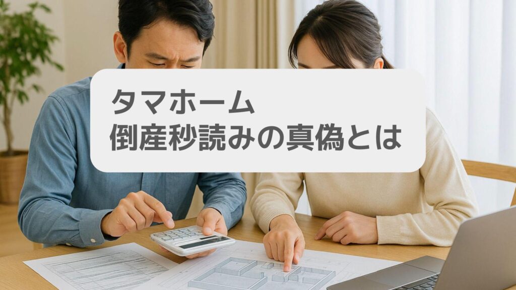タマホーム倒産秒読みの真偽とは