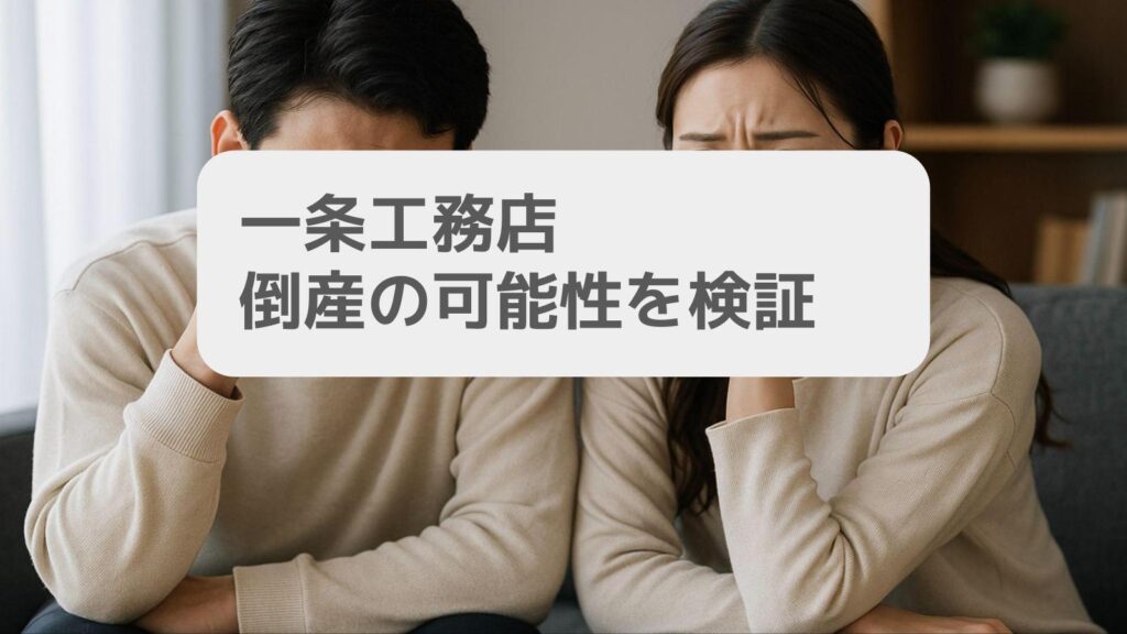 一条工務店 倒産の可能性を検証