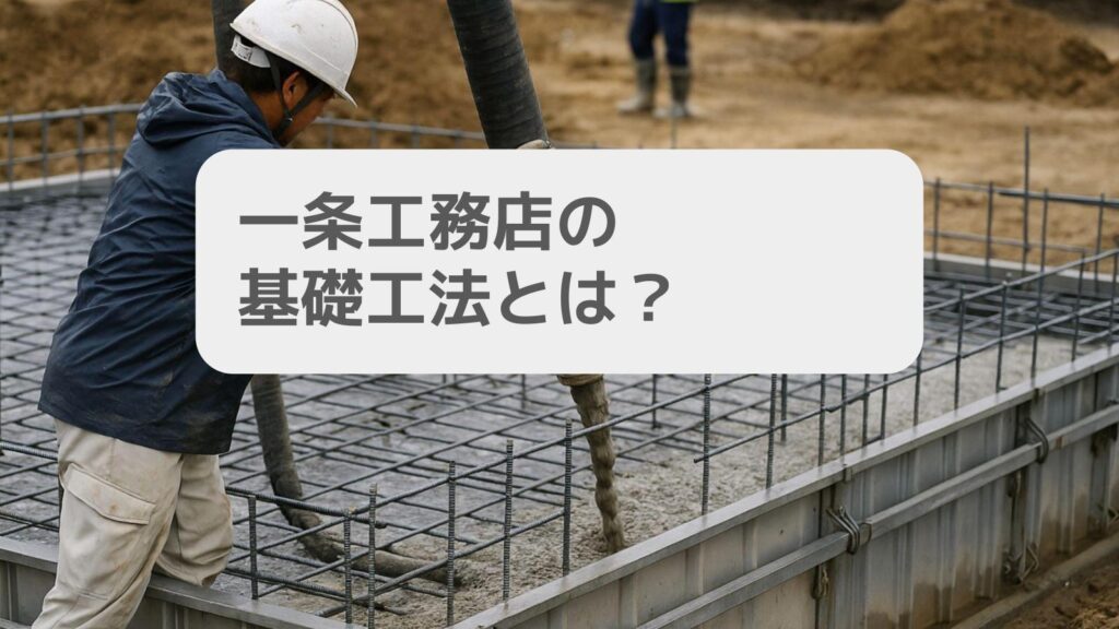 一条工務店の基礎工法とは?