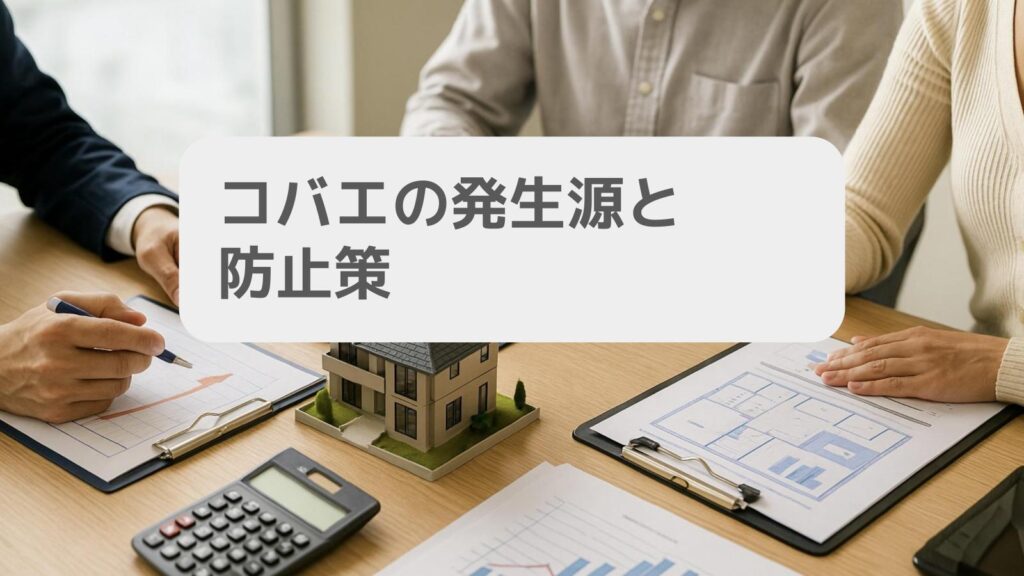コバエの発生源と防止策
