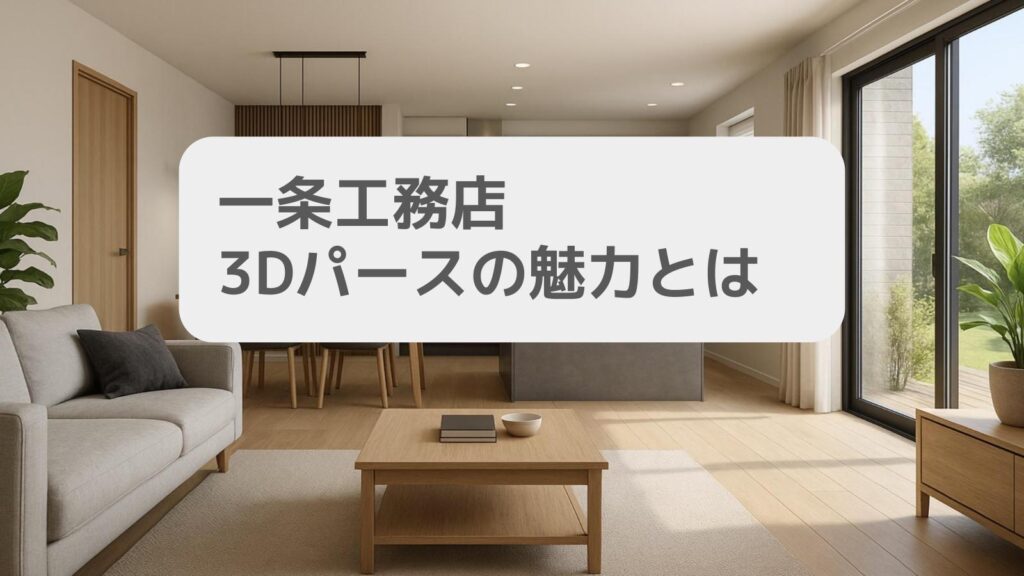 一条工務店 3Dパースの魅力とは
