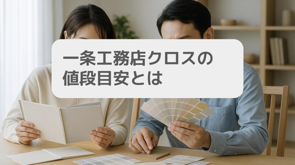 一条工務店クロスの値段目安とは