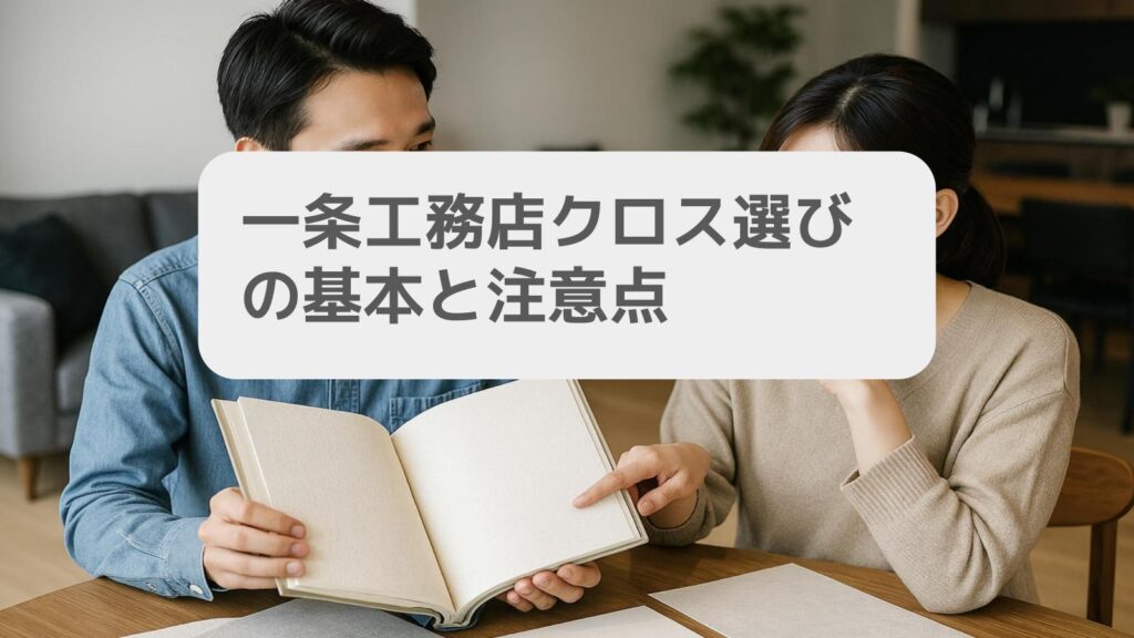 一条工務店クロス選びの基本と注意点