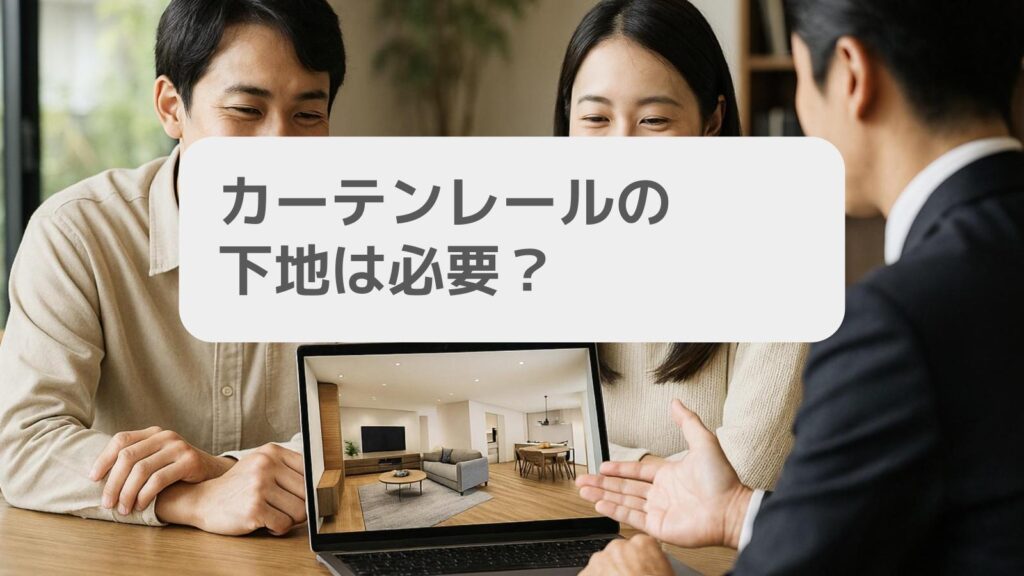 カーテンレールの下地は必要?