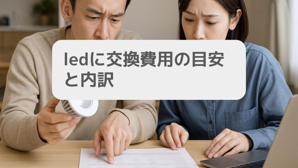 一条工務店 led 交換費用の目安と内訳