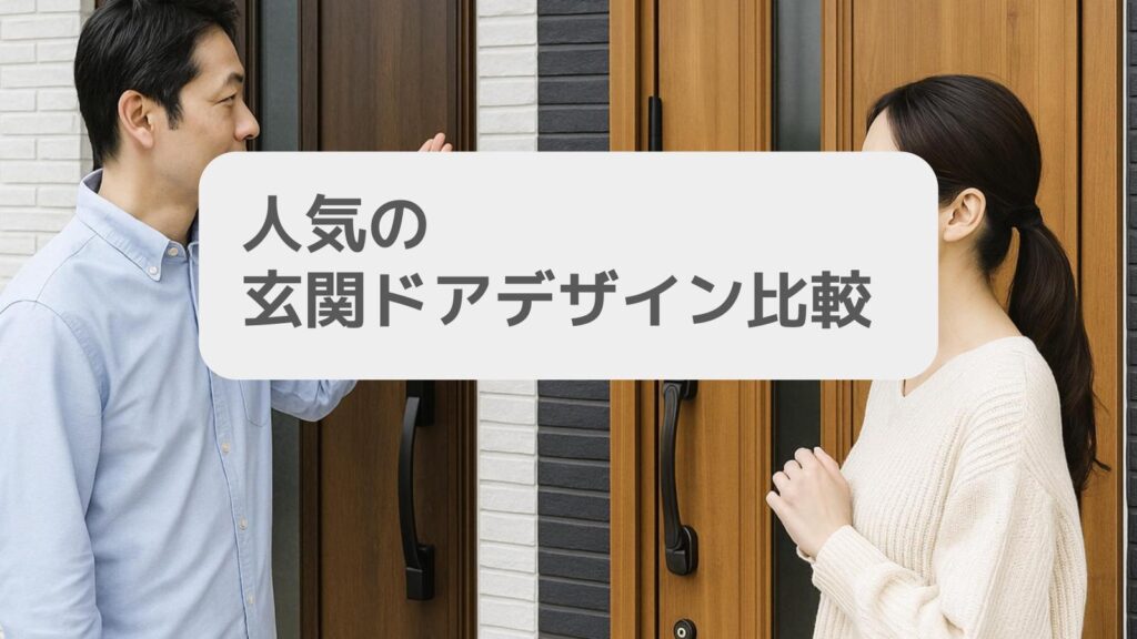 人気の玄関ドアデザイン比較