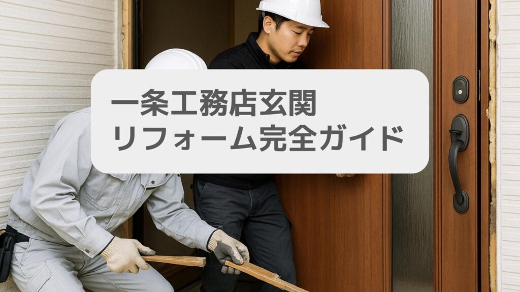 一条工務店 玄関リフォーム完全ガイド