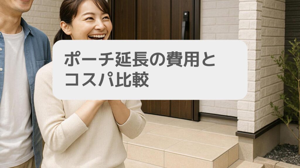 ポーチ延長の費用とコスパ比較