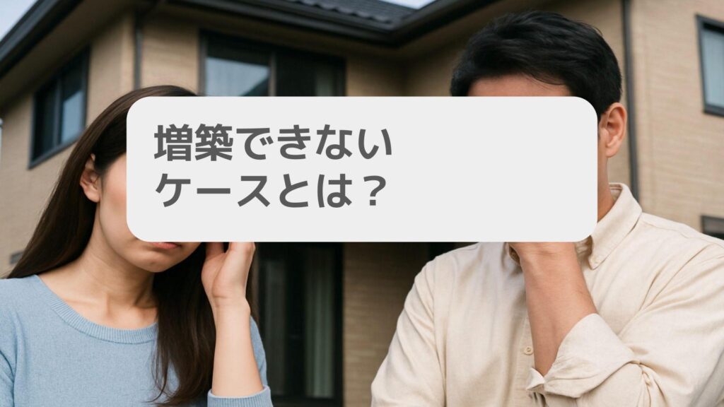 一条工務店の家は増築できないケースとは?