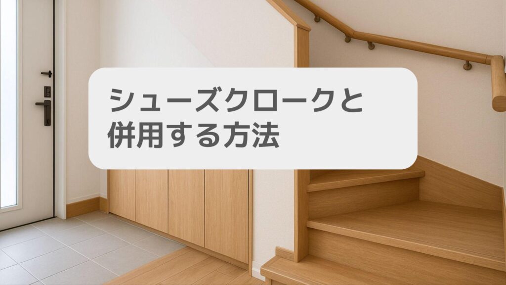 シューズクロークと併用する方法