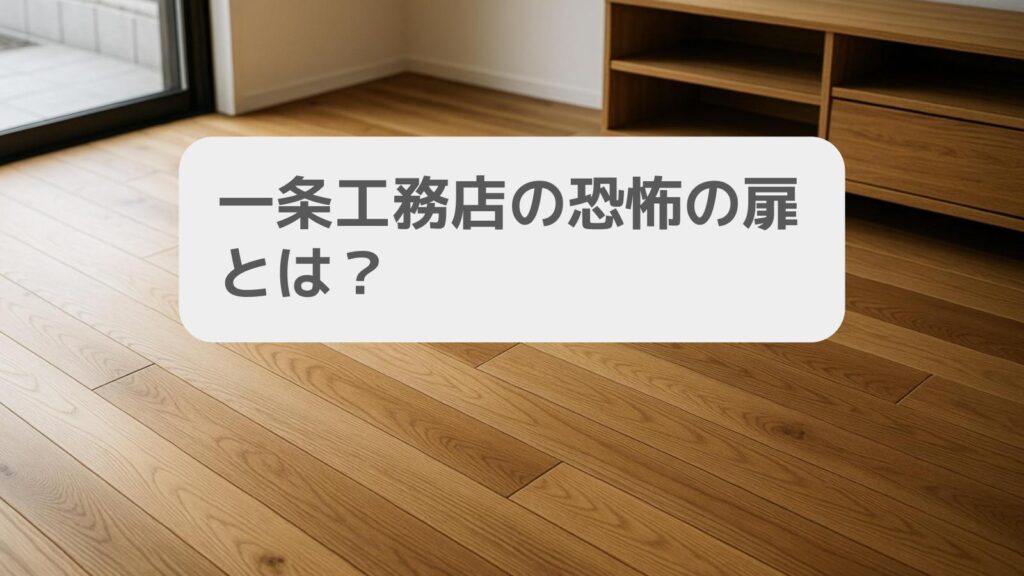一条工務店の恐怖の扉とは?