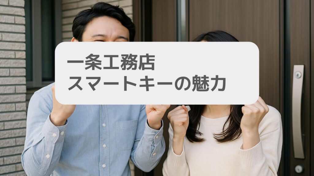 一条工務店スマートキーの魅力