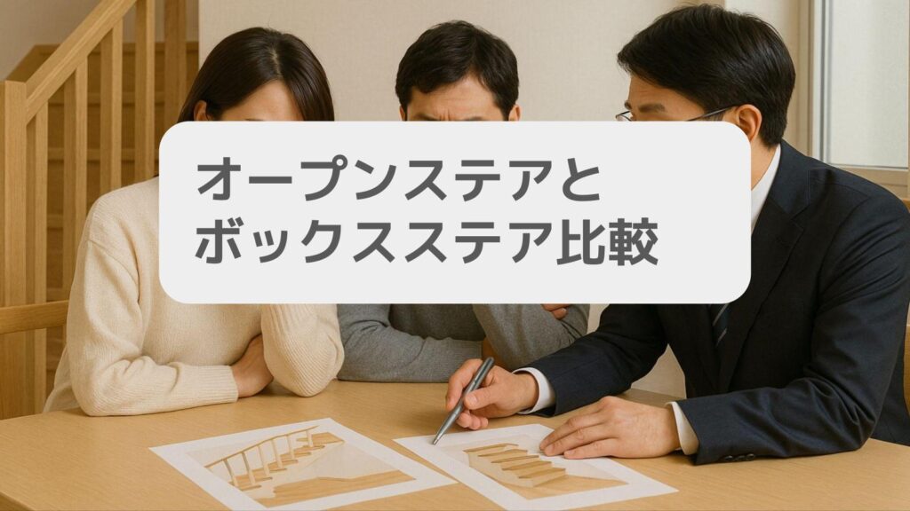 オープンステアとボックスステア比較