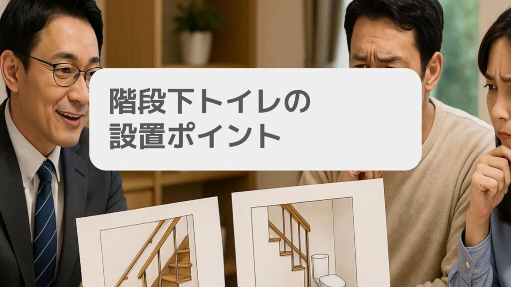階段下トイレの設置ポイント
