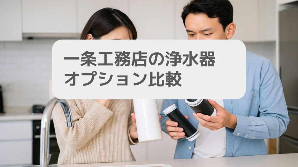 一条工務店の浄水器オプション比較