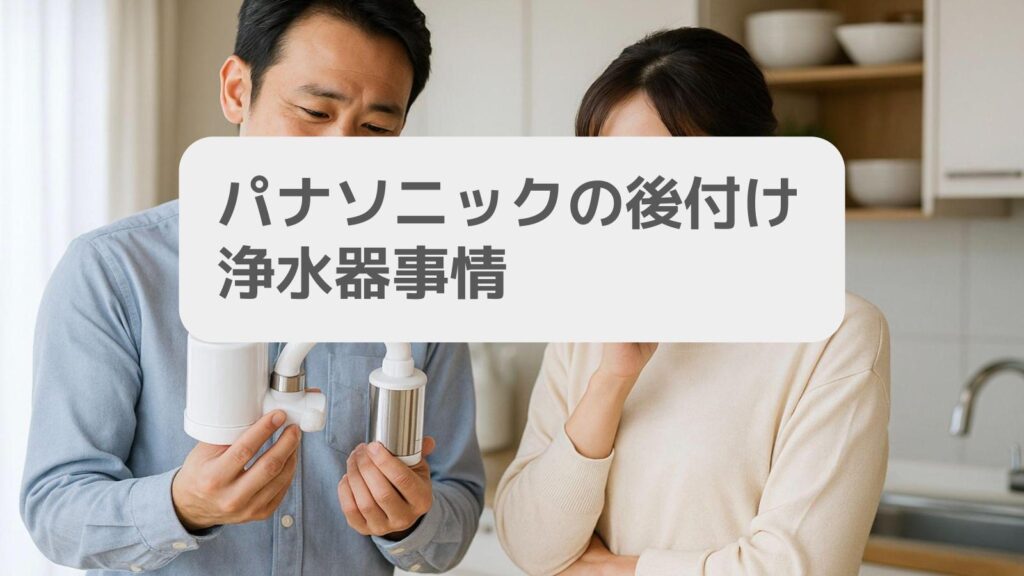 パナソニックの後付け浄水器事情