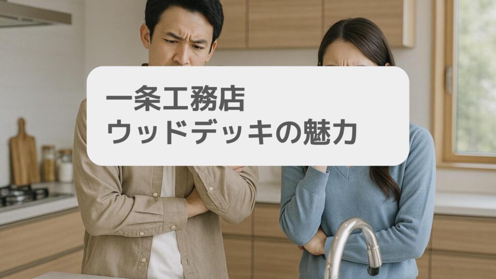 一条工務店ウッドデッキの魅力とは