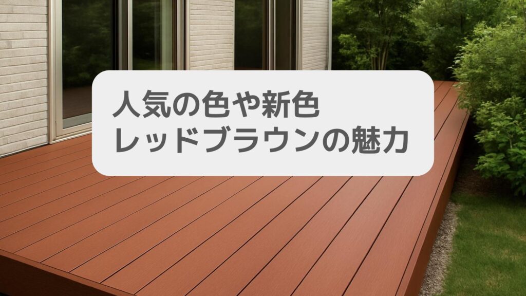 人気の色や新色レッドブラウンの魅力