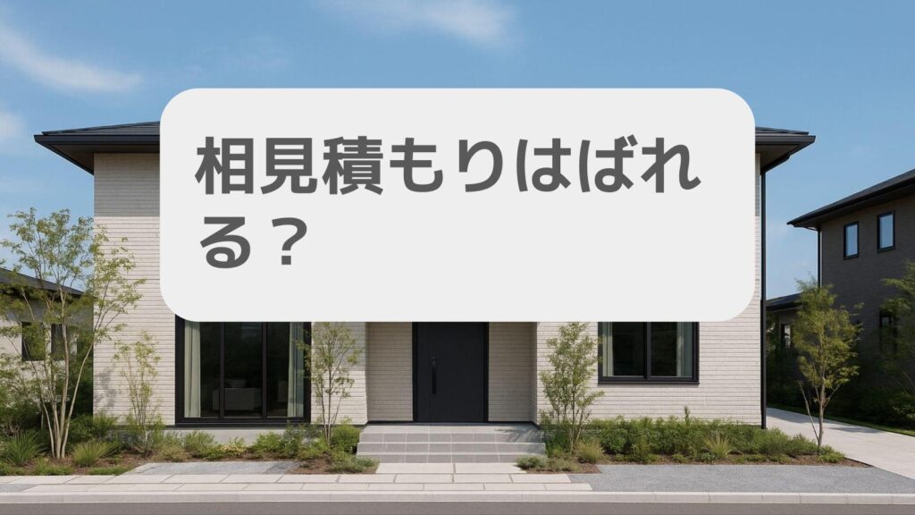 相見積もりはばれる?業者の反応とは