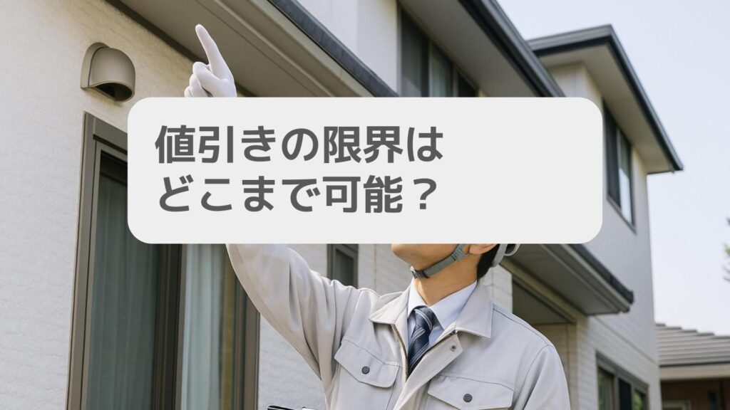 値引きの限界はどこまで可能?