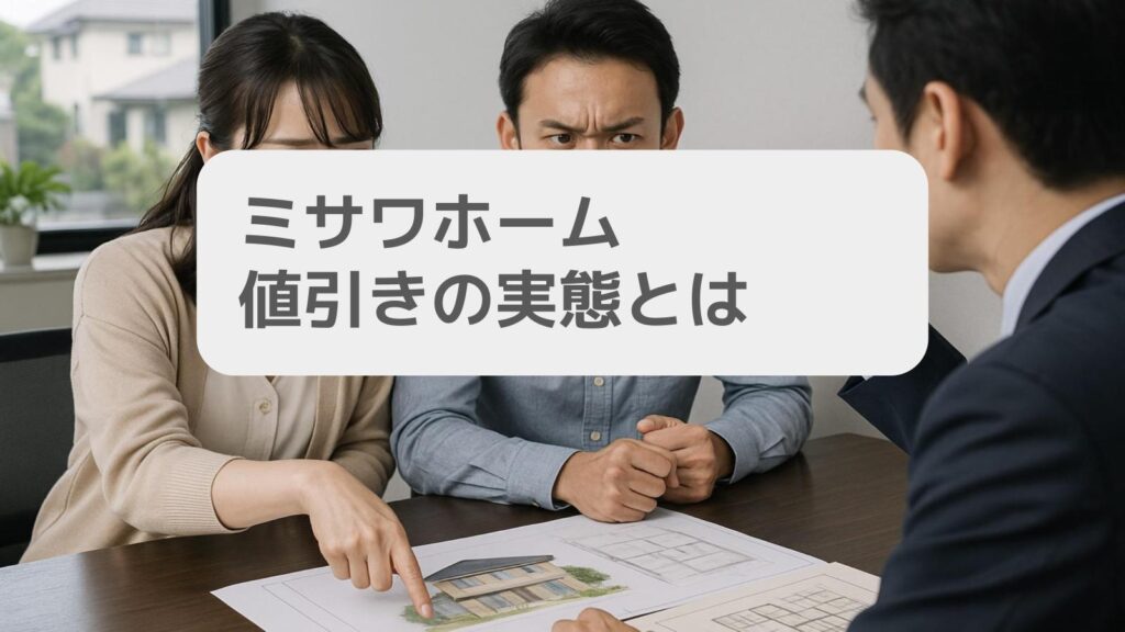 ミサワホーム値引きの実態とは