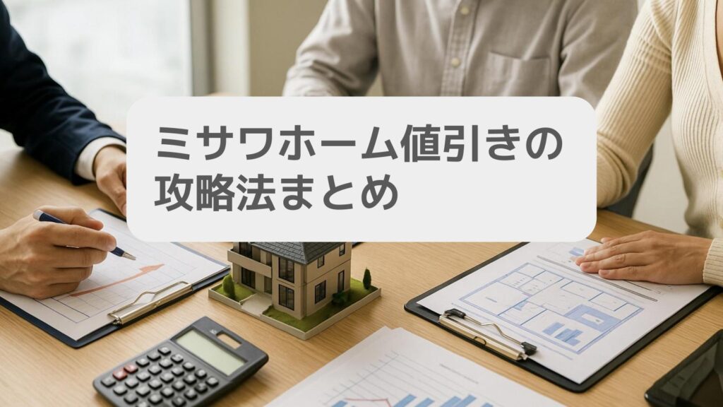 ミサワホーム値引きの攻略法まとめ