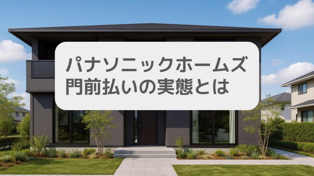 パナソニックホームズ門前払いの実態とは