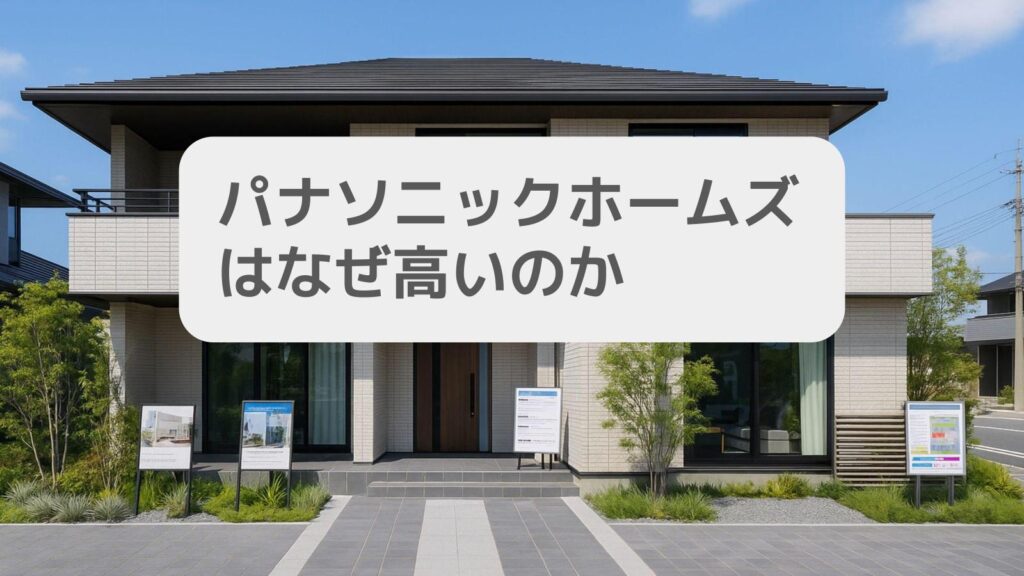 パナソニックホームズはなぜ高いのか