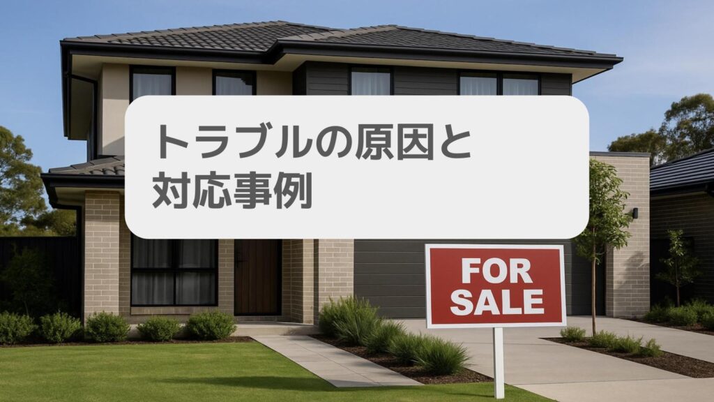 トラブルの原因と対応事例