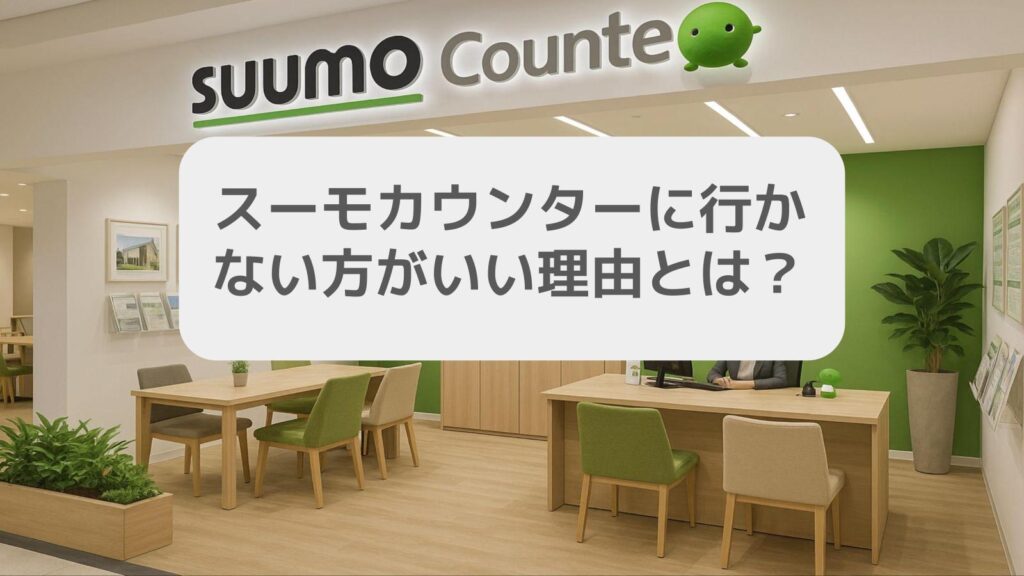 【辞めたい】スーモカウンターに行かない方がいい理由とは?