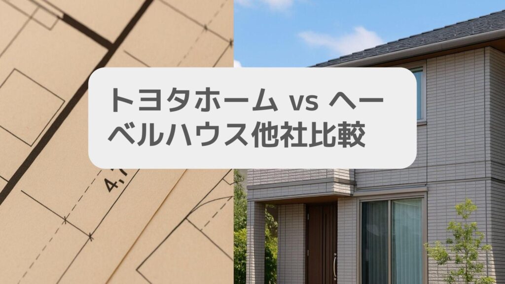 トヨタホーム vs ヘーベルハウス他社比較