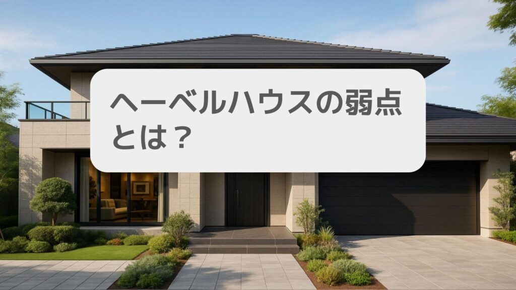 ヘーベルハウスの弱点とは?