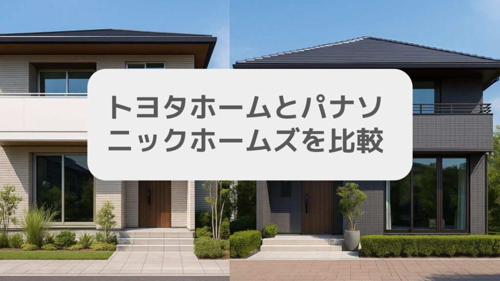 トヨタホームとパナソニックホームズを比較
