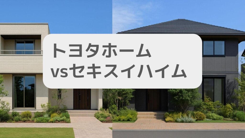 トヨタホーム vs セキスイハイム徹底比較!